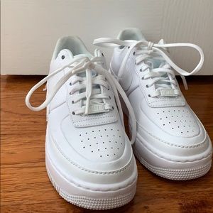 Custom White Nike Airs